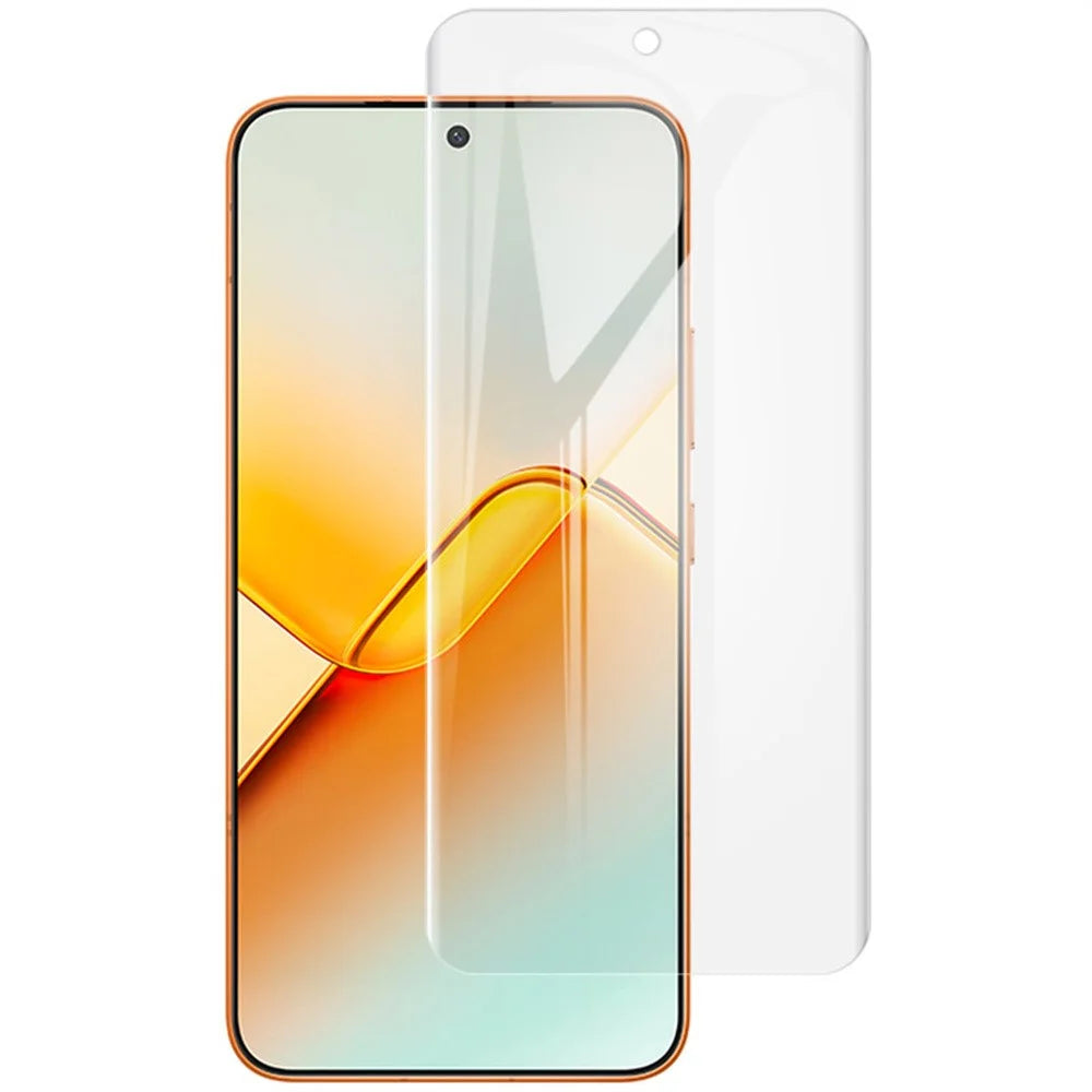 IMAK Hydrogel Film 4th For Honor Power2 5G Full Screen Protector Ultra Clear Full Glue Soft TPU Film (Fingerprint Unlock) - Transparent - 2