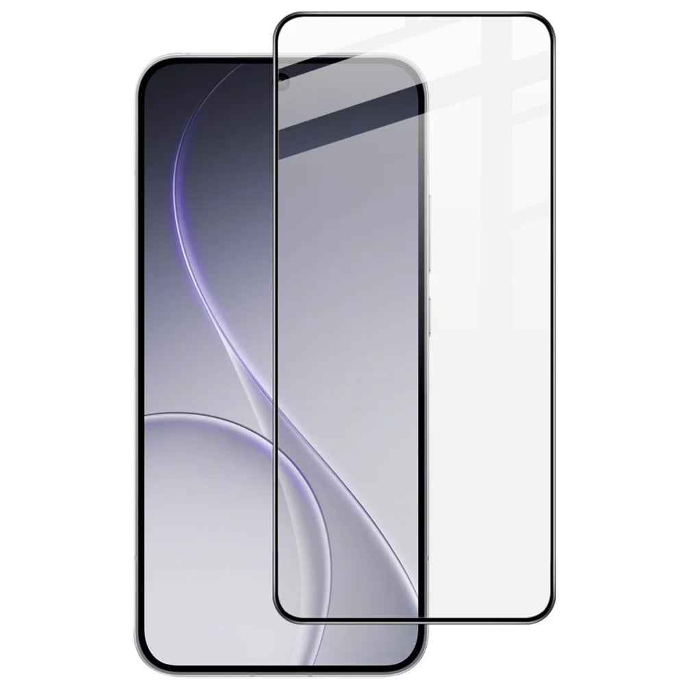 IMAK Pro+ Series For Oppo Reno15 F 5G Screen Protector Full Coverage Tempered Glass Film (Fingerprint Unlock) - Black - 1