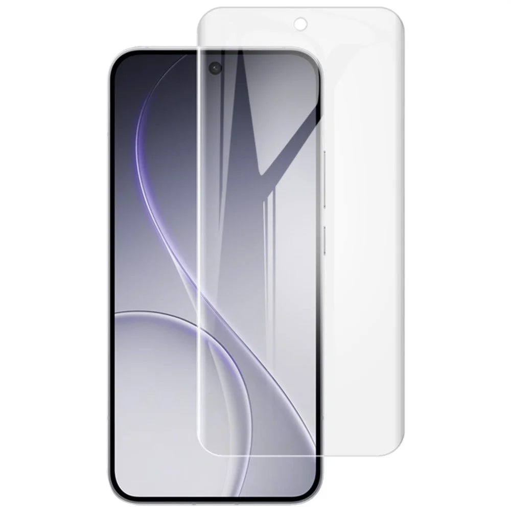 IMAK Hydrogel Film 4th For Oppo Reno15 F 5G Full Screen Protector Ultra Clear Full Glue Soft TPU Film (Fingerprint Unlock) - Transparent - 1