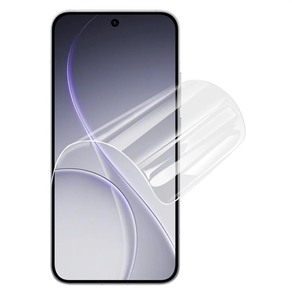 IMAK Hydrogel Film 4th For Oppo Reno15 F 5G Full Screen Protector Ultra Clear Full Glue Soft TPU Film (Fingerprint Unlock) - Transparent - 2