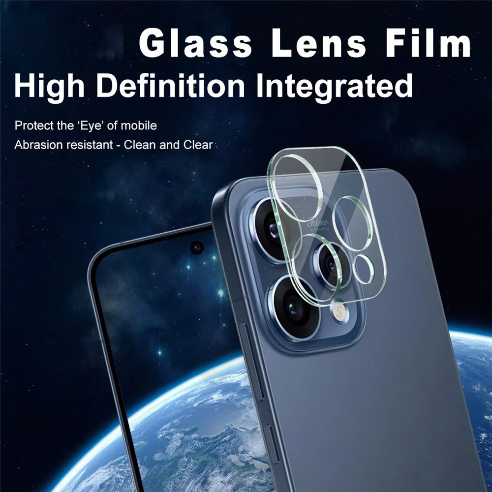 IMAK For Oppo Reno15 5G (Global) / Reno15c 5G (China) Tempered Glass Full Cover Camera Lens Protector + Acrylic Lens Cap - Transparent - 2