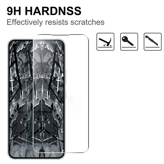 For Samsung Galaxy A54 5G Anti-scratch Tempered Glass Film 2.5D Arc Edge HD Clear Anti-explosion Screen Protector - 3