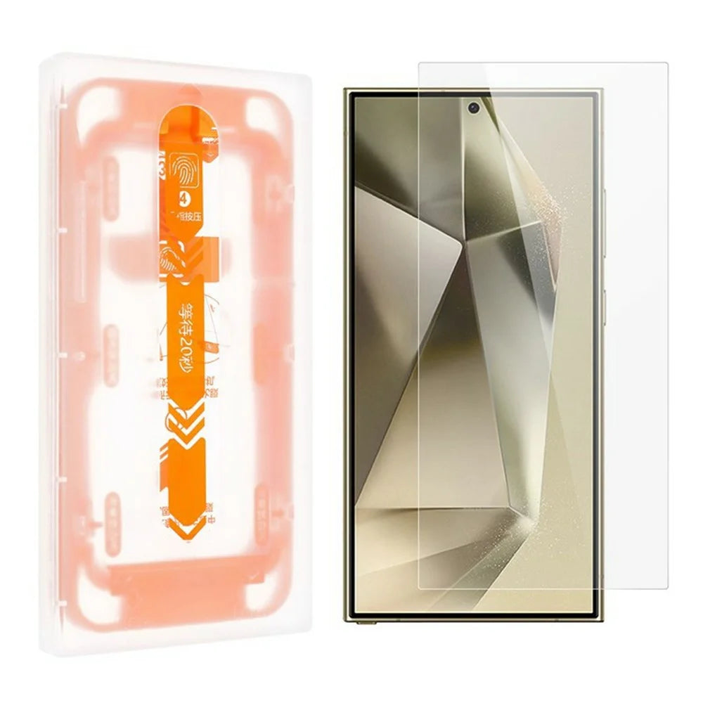 For Samsung Galaxy S26 Ultra Tempered Glass Screen Protector Full Glue Full Screen Film with Installation Tool - Transparent - 2