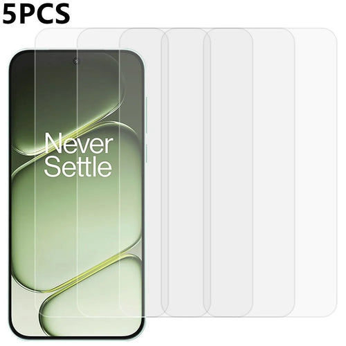 5Pcs For OnePlus Turbo 6 5G / Turbo 6V 5G / Nord 6 5G Front Screen Protector 0.3mm 2.5D Tempered Glass Film, Not Full Covering - Transparent - 1