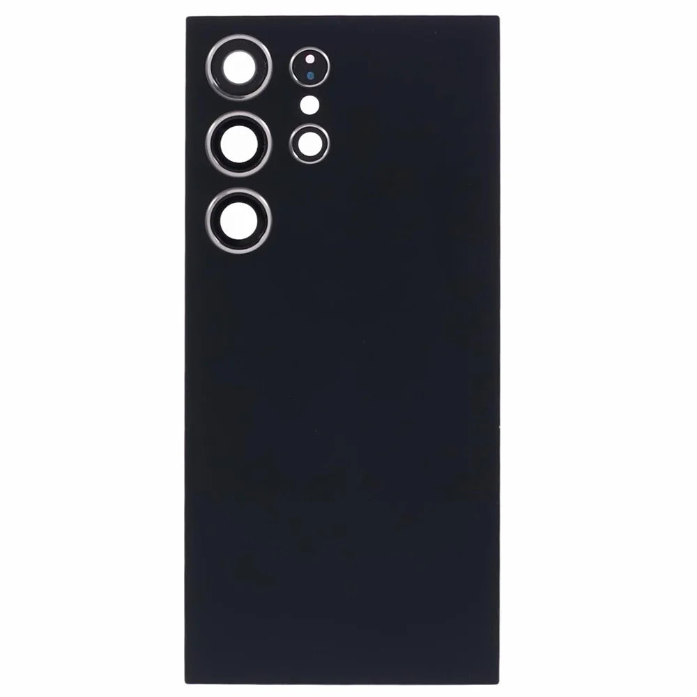 For Samsung Galaxy S24 Ultra S928 Battery Housing with Camera Lens Cover (Without Logo) - Titanium Black - 2