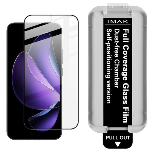 IMAK 3Pcs Tempered Glass For Oppo A6 Pro 5G  /  4G  /  Reno13 5G (Global)  /  Reno14 5G (Global) Full Screen Protector Full Glue Film with Dust-free Installation Tool (Fingerprint Unlock) - 2