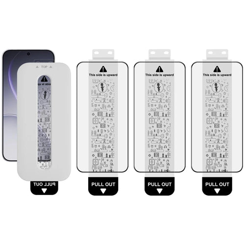 IMAK 3Pcs Tempered Glass For Oppo Reno15 Pro Max 5G (Global)  /  Reno15 Pro 5G (China) Full Screen Protector Full Glue Film with Dust-free Installation Tool (Fingerprint Unlock) - 1