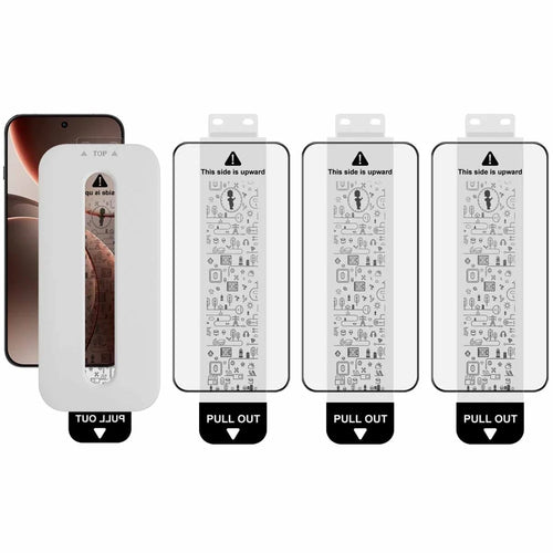 IMAK 3Pcs For Oppo Find X9 Pro 5G Tempered Glass Full Screen Protector Full Glue Film with Dust-free Installation Tool (Fingerprint Unlock) - 1