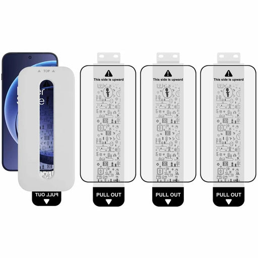 IMAK 3Pcs For OnePlus 15 5G Tempered Glass Full Screen Protector Full Glue Film with Dust-free Installation Tool (Fingerprint Unlock) - 1