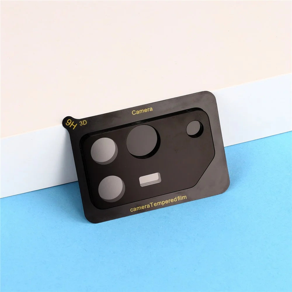 2Pcs For Honor Win RT 5G Full Coverage Camera Lens Protector Silk Printing Tempered Glass Lens Film 3D Arc Edge - Black - 5