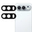 2Pcs For Honor 500 5G Full Coverage Camera Lens Protector Silk Printing Tempered Glass Lens Film 3D Arc Edge - Black - 1
