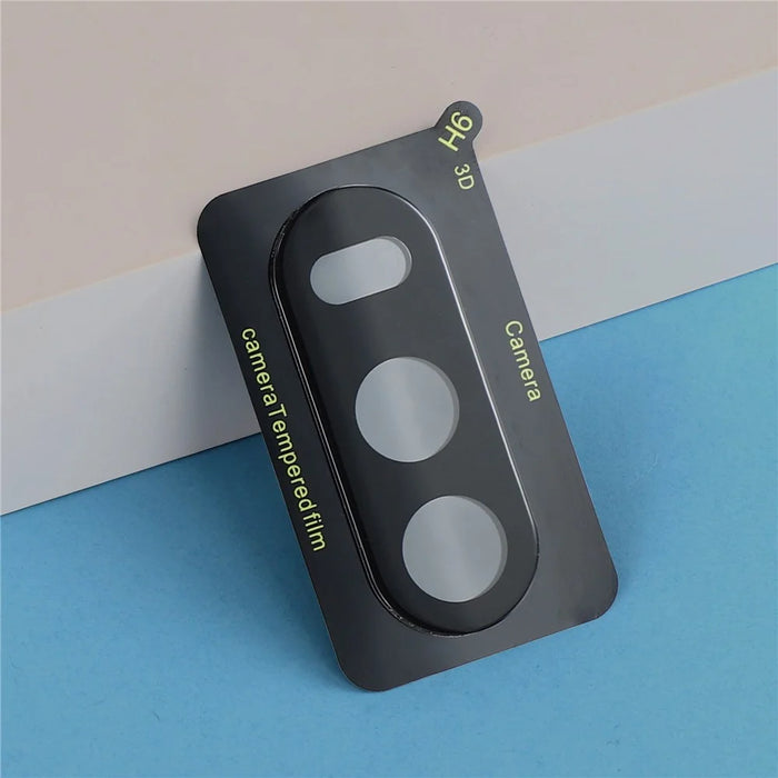 2Pcs For Honor 500 5G Full Coverage Camera Lens Protector Silk Printing Tempered Glass Lens Film 3D Arc Edge - Black - 5