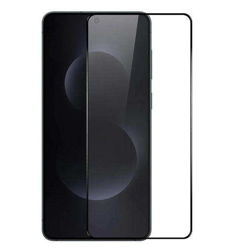 NORTHJO 2Pcs A++ For Samsung Galaxy S26 Full Screen Protector Silk Printing Full Glue High Aluminum-Silicon Glass Film Support Fingerprint Unlock - Black - 2
