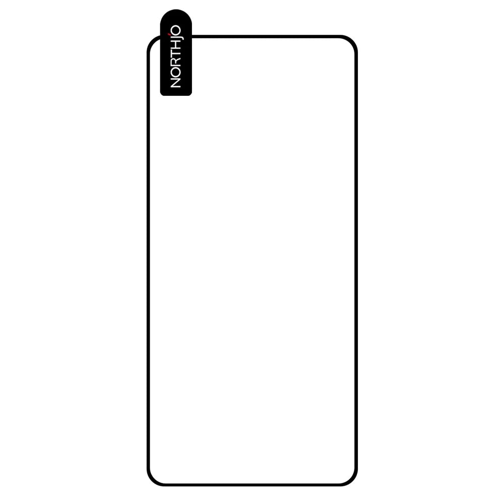 NORTHJO 2Pcs A++ For Samsung Galaxy S26 Full Screen Protector Silk Printing Full Glue High Aluminum-Silicon Glass Film Support Fingerprint Unlock - Black - 4