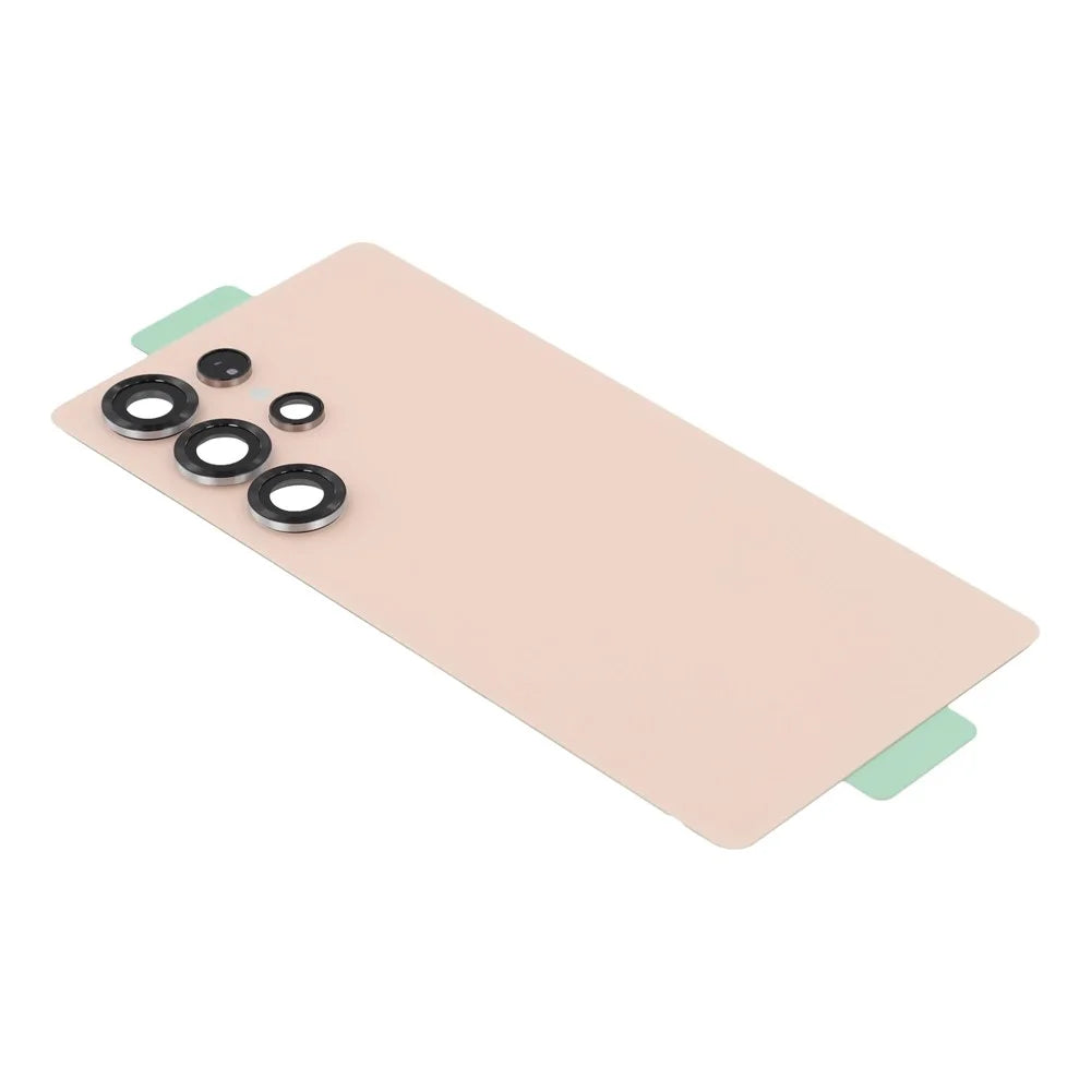 For Samsung Galaxy S25 Ultra S938 Battery Housing with Camera Lens Cover (without Logo) - Pink Gold - 3