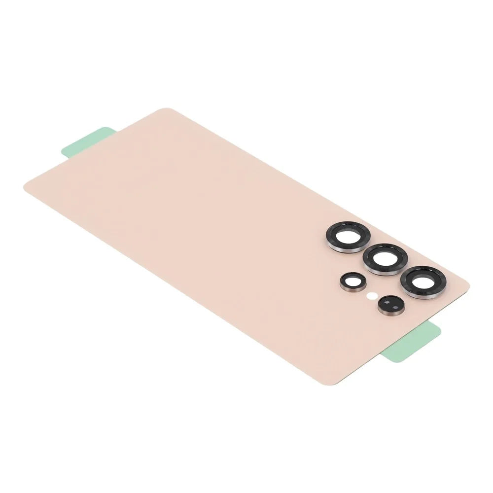 For Samsung Galaxy S25 Ultra S938 Battery Housing with Camera Lens Cover (without Logo) - Pink Gold - 4