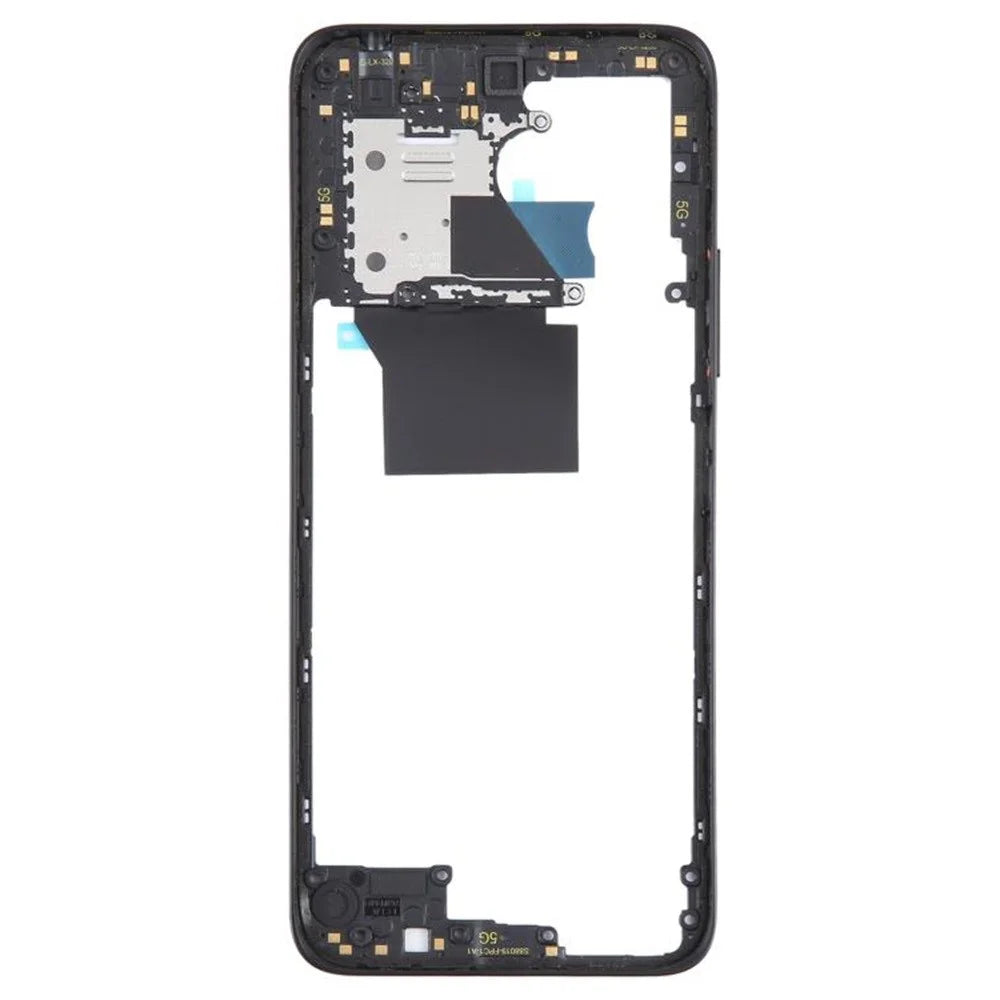 For Xiaomi Redmi 12 5G (Global) OEM Middle Housing Plate Frame Part (Without Logo) - Black - 2