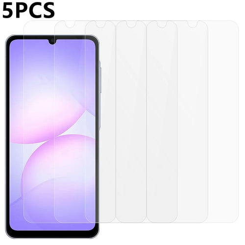5Pcs For Samsung Galaxy A08 5G / A08 4G / A07 5G Front Screen Protector 0.3mm 2.5D Tempered Glass Film, Not Full Covering - Transparent - 1