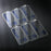 For iPhone 16 Pro 10Pcs Anti Spy Screen Protector 3D Round Edge Full Coverage Tempered Glass Film - Black - 6
