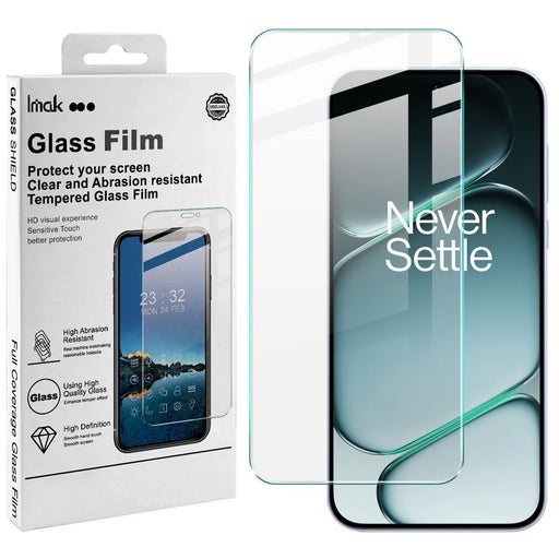 IMAK H Series For OnePlus Turbo 6 5G / Turbo 6V 5G / Nord 6 5G Screen Protector Tempered Glass Film (Not Complete Coverage) (Fingerprint Unlock) - Transparent - 1
