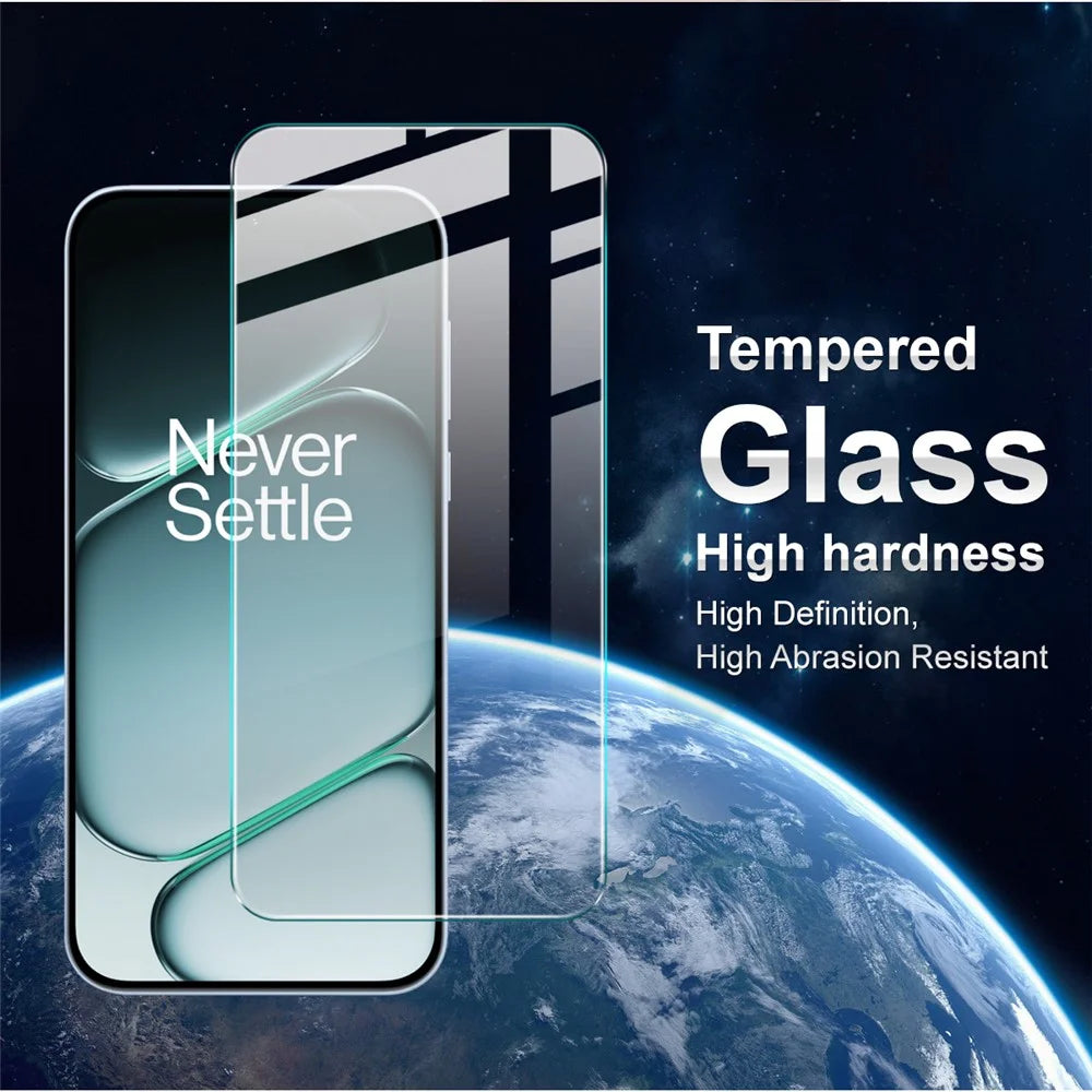 IMAK H Series For OnePlus Turbo 6 5G / Turbo 6V 5G / Nord 6 5G Screen Protector Tempered Glass Film (Not Complete Coverage) (Fingerprint Unlock) - Transparent - 3
