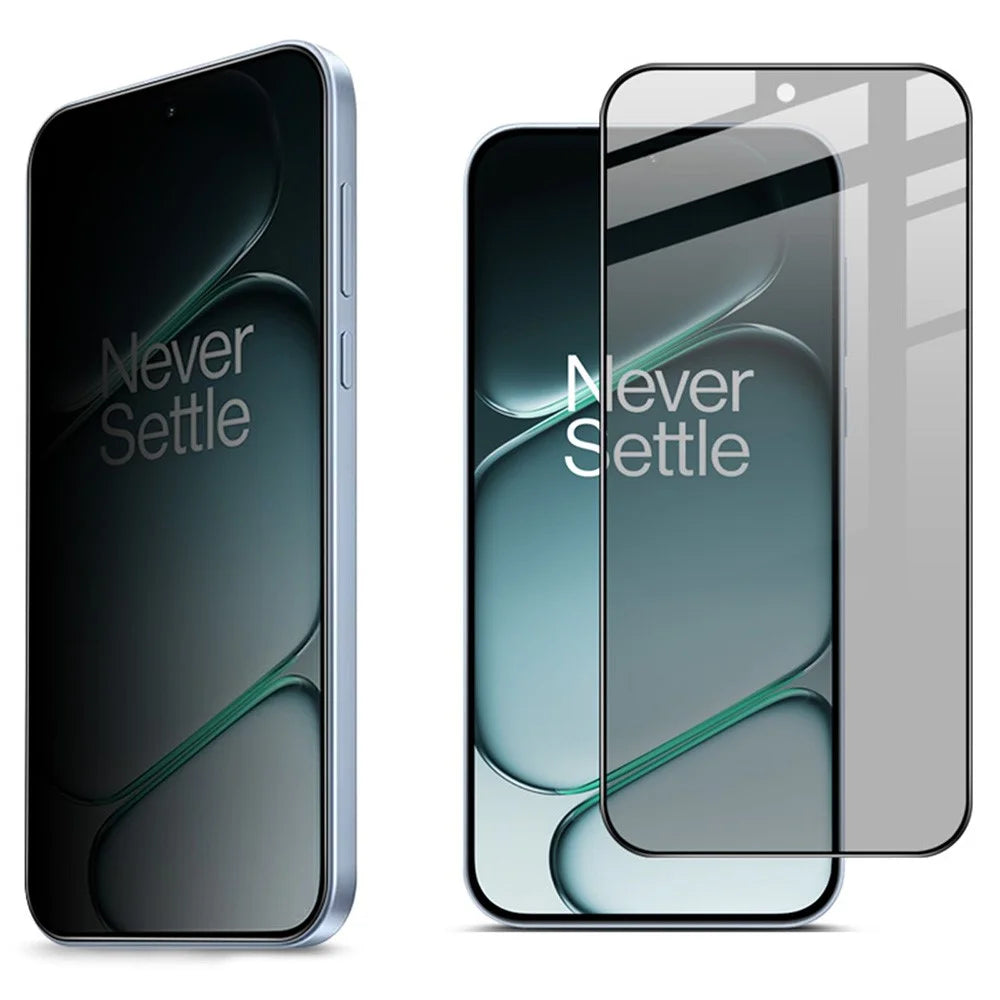 IMAK For OnePlus Turbo 6 5G / Turbo 6V 5G / Nord 6 5G Privacy Screen Protector Anti Peep Full Cover Tempered Glass Film (Fingerprint Unlock) - Black - 3