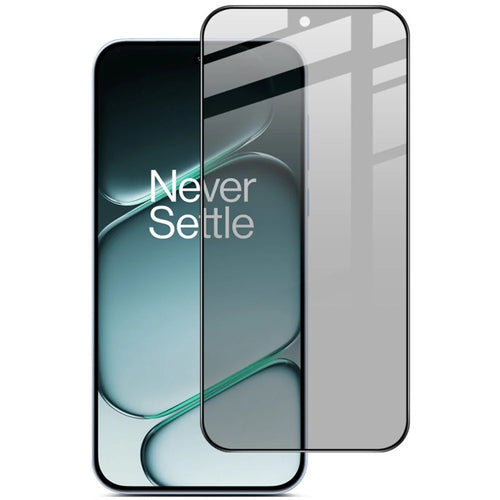 IMAK For OnePlus Turbo 6 5G / Turbo 6V 5G / Nord 6 5G Privacy Screen Protector Anti Peep Full Cover Tempered Glass Film (Fingerprint Unlock) - Black - 1