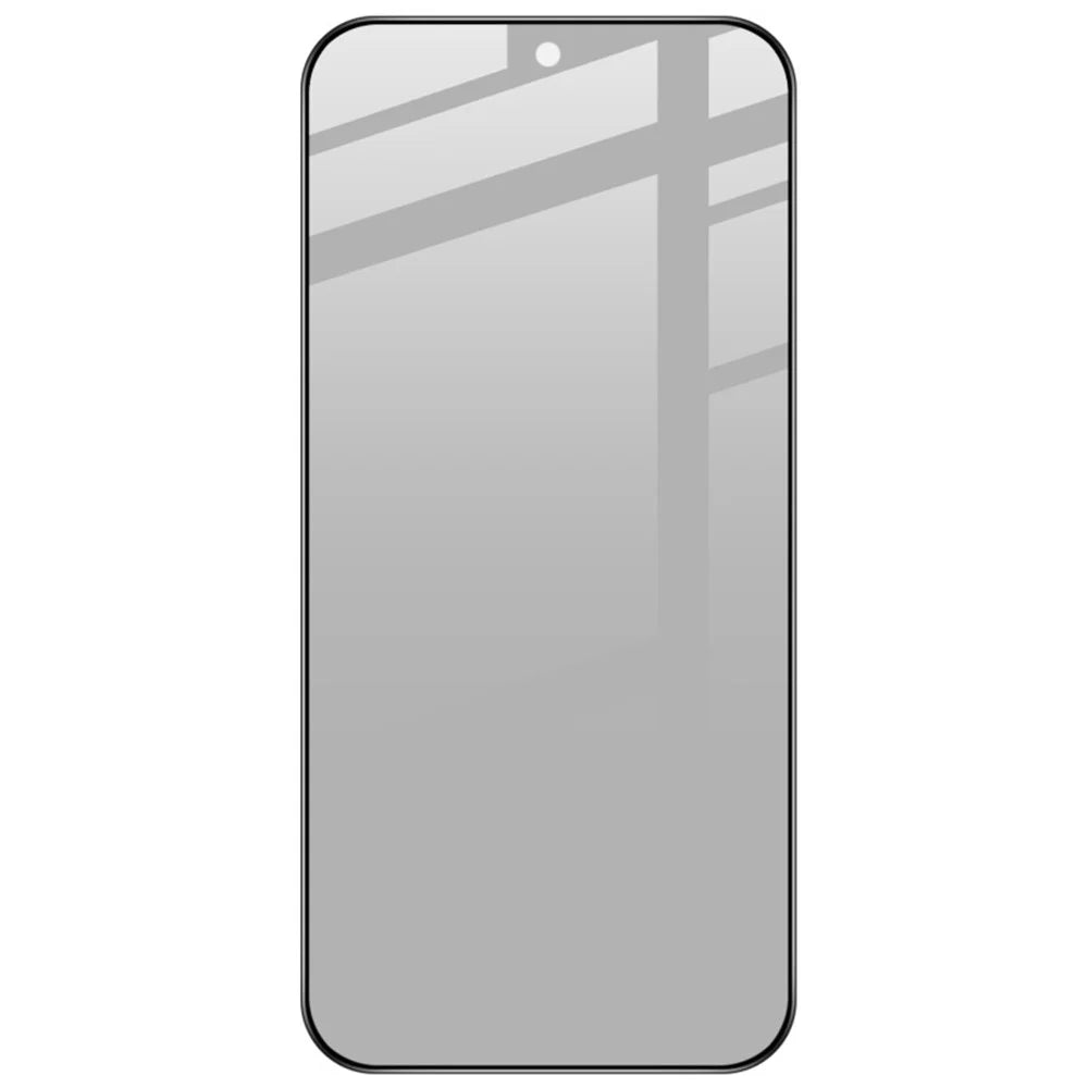 IMAK For OnePlus Turbo 6 5G / Turbo 6V 5G / Nord 6 5G Privacy Screen Protector Anti Peep Full Cover Tempered Glass Film (Fingerprint Unlock) - Black - 2