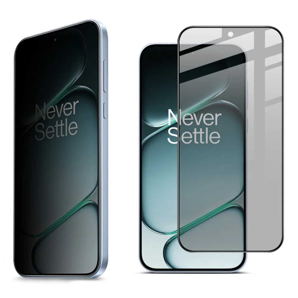IMAK For OnePlus Turbo 6 5G / Turbo 6V 5G / Nord 6 5G Privacy Screen Protector Anti Peep Full Cover Tempered Glass Film (Fingerprint Unlock) - Black - 3
