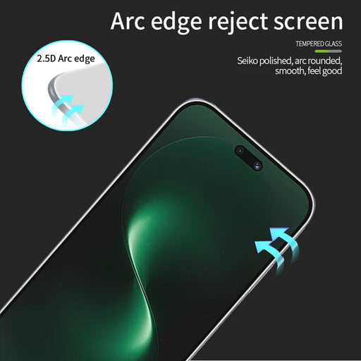 PINWUYO For Huawei nova 15 Pro 5G Tempered Glass Film  JK Series-2 9H Full Glue Full Screen Protector - Black - 2
