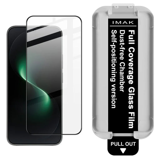 IMAK For Huawei nova 15 5G Tempered Glass Full Screen Protector Full Glue Film with Dust-free Installation Tool - Black - 1