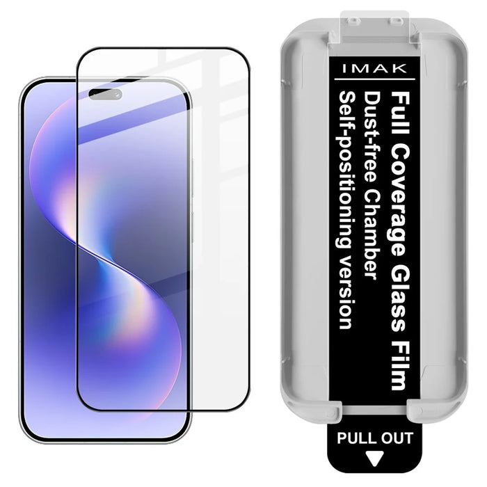 IMAK 3Pcs For Huawei nova 15 Pro 5G / nova 15 Ultra 5G Tempered Glass Full Screen Protector Full Glue Film with Dust-free Installation Tool - Black - 2