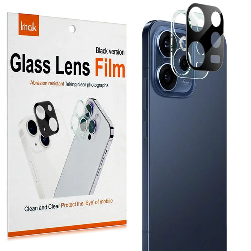 IMAK For Oppo Reno15 F 5G Tempered Glass Full Cover Lens Film + Acrylic Cap - Black - 1