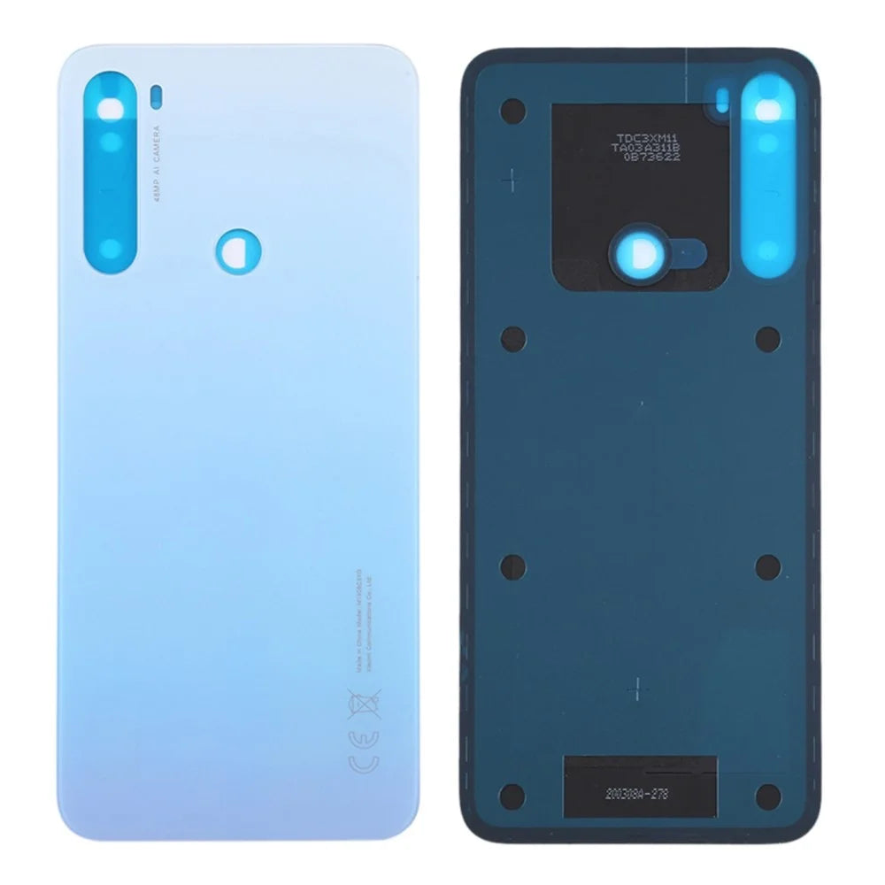 For Xiaomi Redmi Note 8T Back Battery Housing Cover Replacement (without Logo) - White - 1