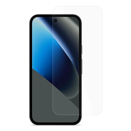 For Google Pixel 10a Screen Protector 2.5D Arc Edge Full Glue High Aluminium Silicon Glass Film (Not Complete Coverage) - Transparent - 1