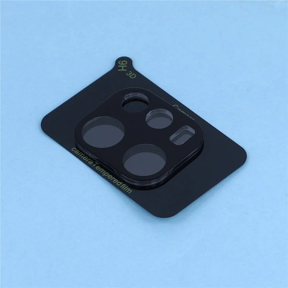 2Pcs For Oppo Reno15 F 5G Full Coverage Camera Lens Protector Silk Printing Tempered Glass Lens Film 3D Arc Edge - Black - 5