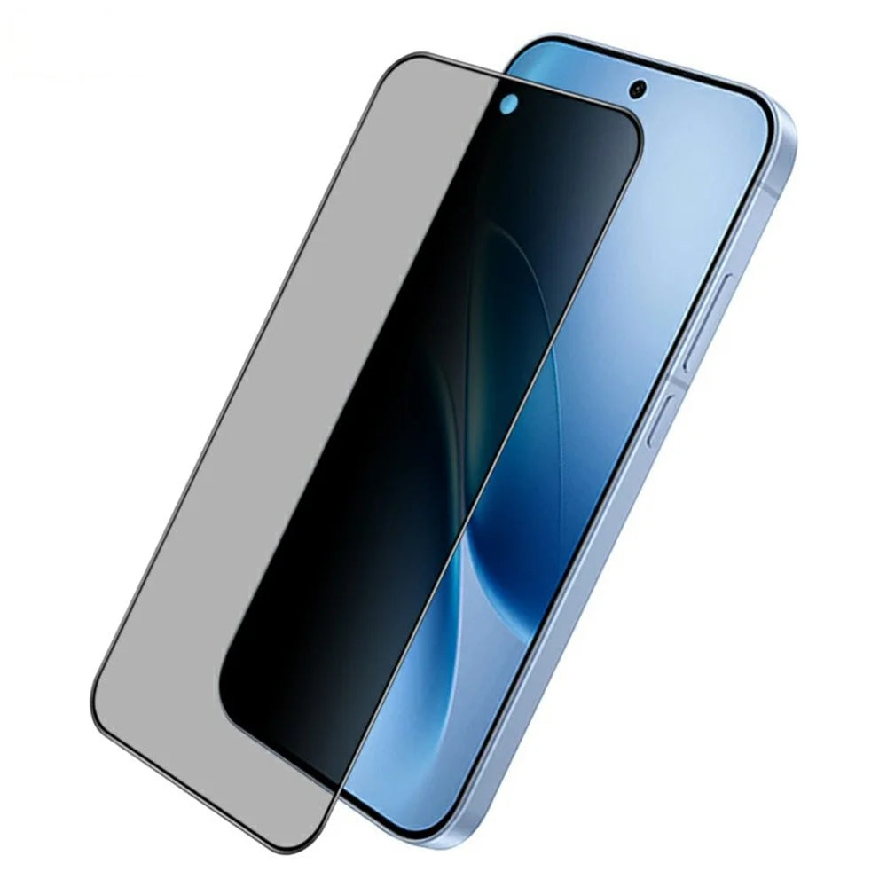 IMAK For vivo iQOO Z11 Turbo 5G Privacy Screen Protector Anti Peep Full Cover Tempered Glass Film (Fingerprint Unlock) - Black - 4