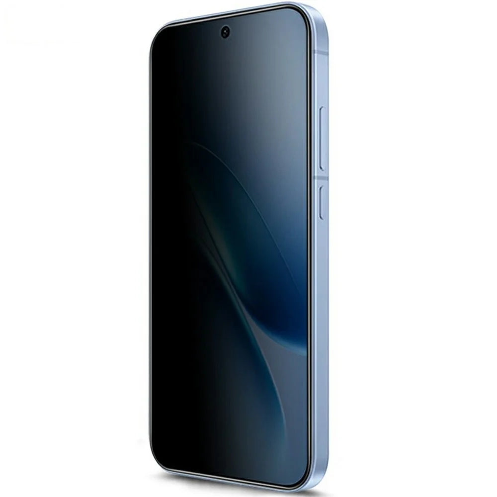 IMAK For vivo iQOO Z11 Turbo 5G Privacy Screen Protector Anti Peep Full Cover Tempered Glass Film (Fingerprint Unlock) - Black - 7