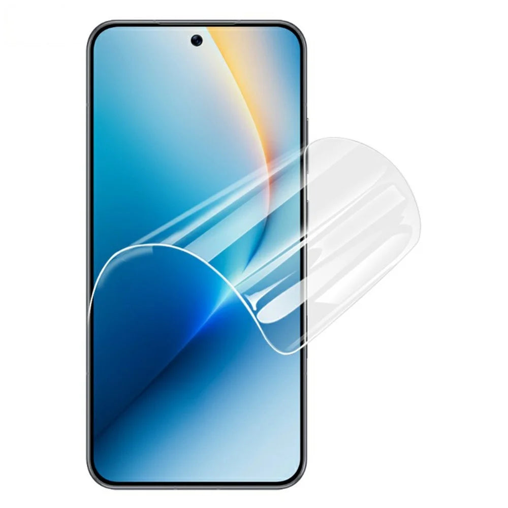 IMAK Hydrogel Film 4th For vivo iQOO Z11 Turbo 5G Full Screen Protector Ultra Clear Full Glue Soft TPU Film (Fingerprint Unlock) - Transparent - 2