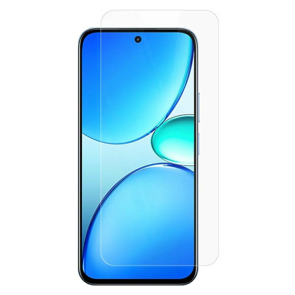 For Realme C85 4G Screen Protector 0.3mm Arc Edge Tempered Glass Film, Not Complete Coverage - Transparent - 1