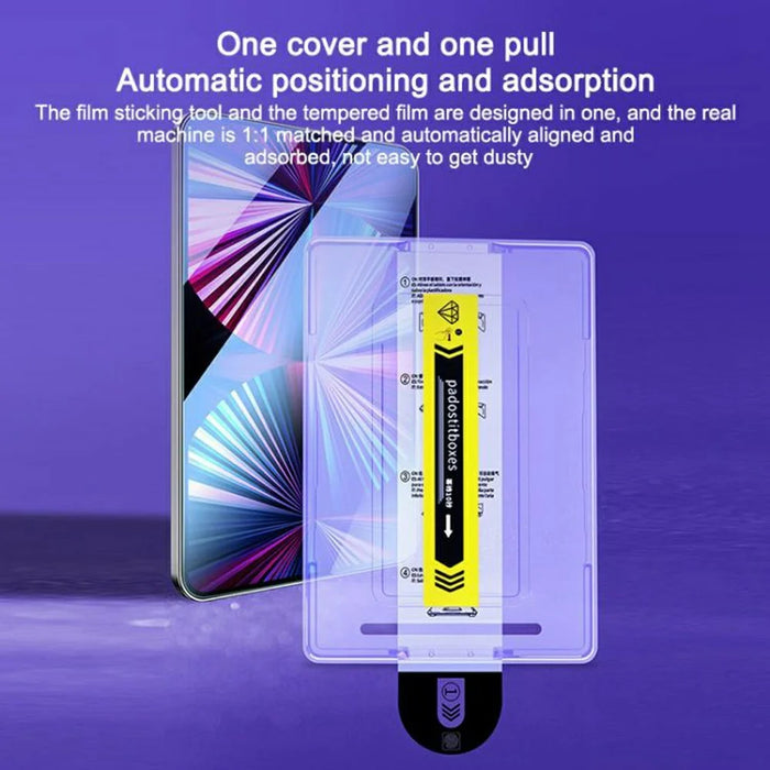 For Huawei MatePad 11.5 (2026) Screen Protector Full Coverage Tempered Glass HD Film with Automatic Dust Removal  Tool - Transport - 3