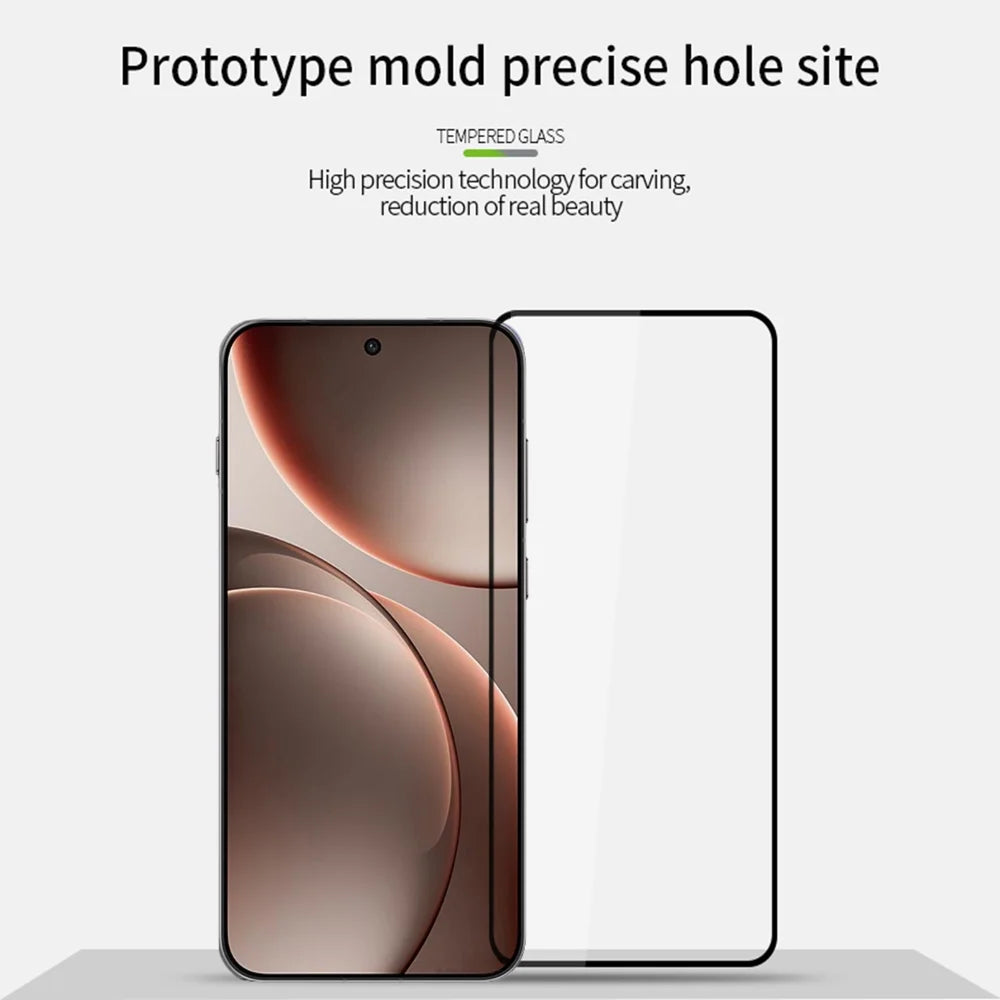 MOFI For Honor Magic8 5G / Oppo Find X9 5G Screen Protector  9H Full Glue Full Coverage High Aluminum-Silicon Glass Film - Black - 3