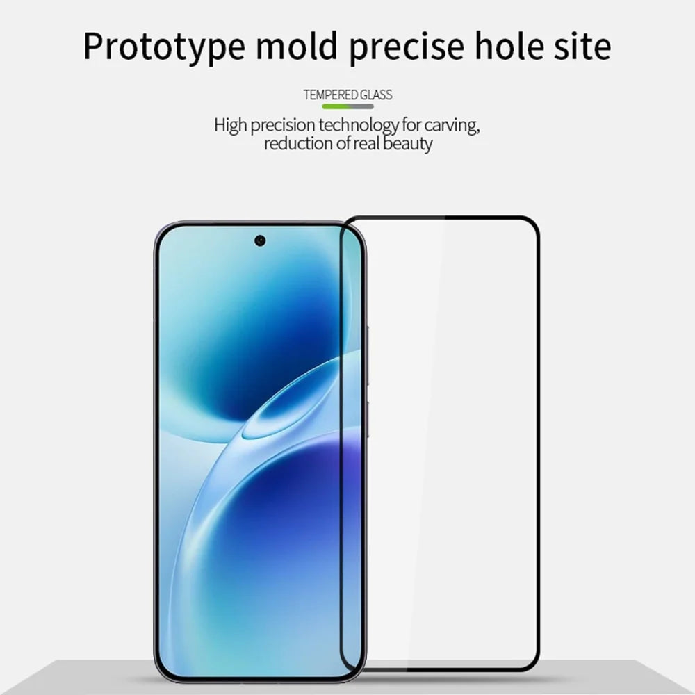 MOFI For vivo S50 Pro mini 5G Screen Protector  9H Full Glue Full Coverage High Aluminum-Silicon Glass Film - Black - 3