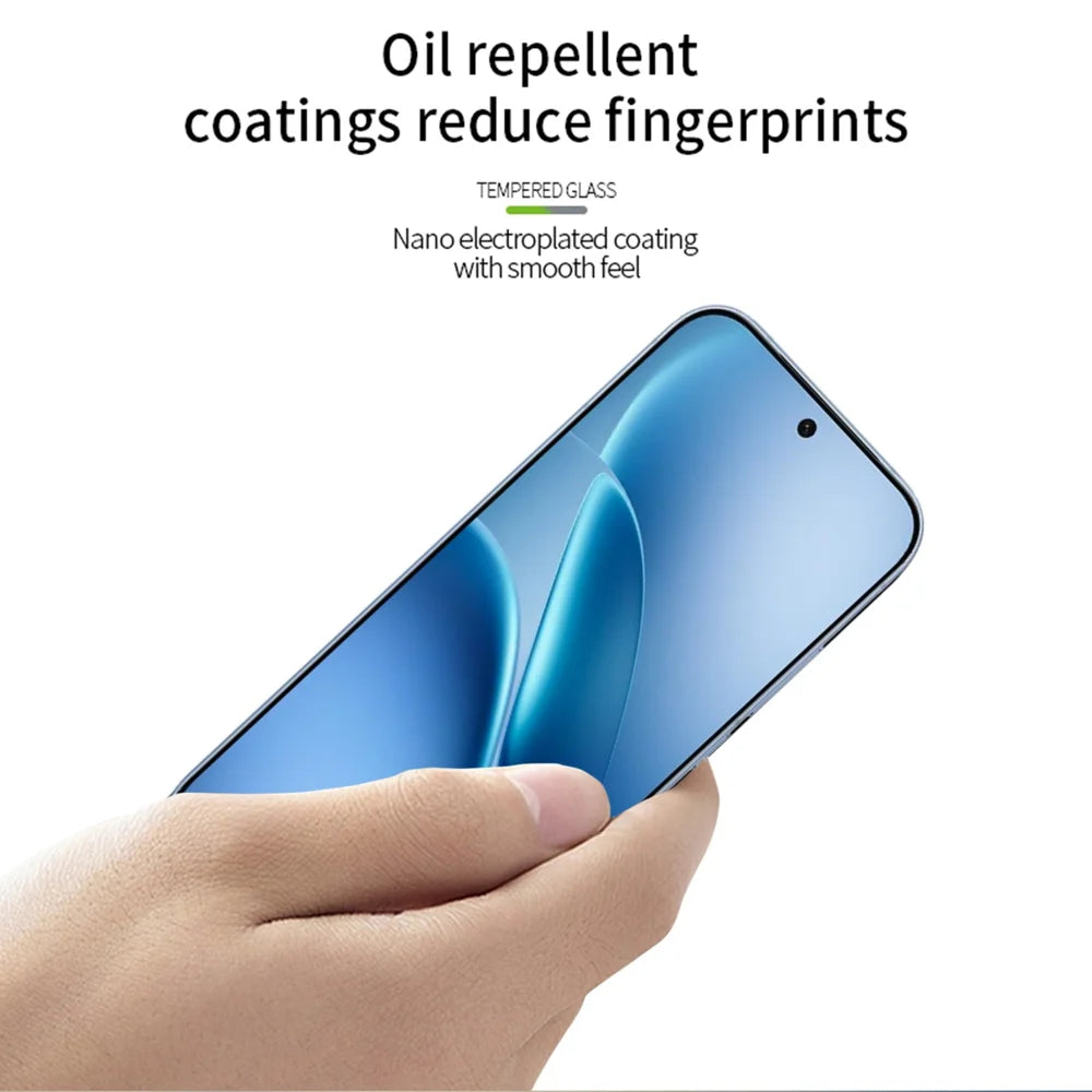 MOFI For vivo iQOO Z11 Turbo 5G Screen Protector  9H Full Glue Full Coverage High Aluminum-Silicon Glass Film - Black - 4