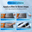 For iPad 10.2 (2019) / iPad 10.2 (2020) / iPad 10.2 (2021) Screen Protector HD Tempered Glass Film with Auto Dust-free Installation Tool (NOT Complete Covering) - Transparent - 3