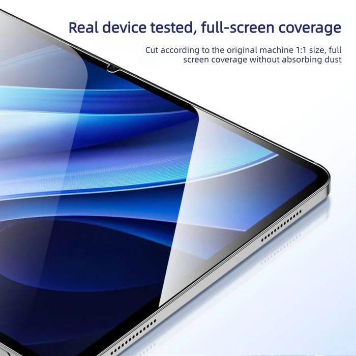 For Oppo Pad 4 Pro Screen Protector Arc Edge Tempered Glass Film with Auto Dust-free Installation Tool (NOT Complete Covering) - Transparent - 3