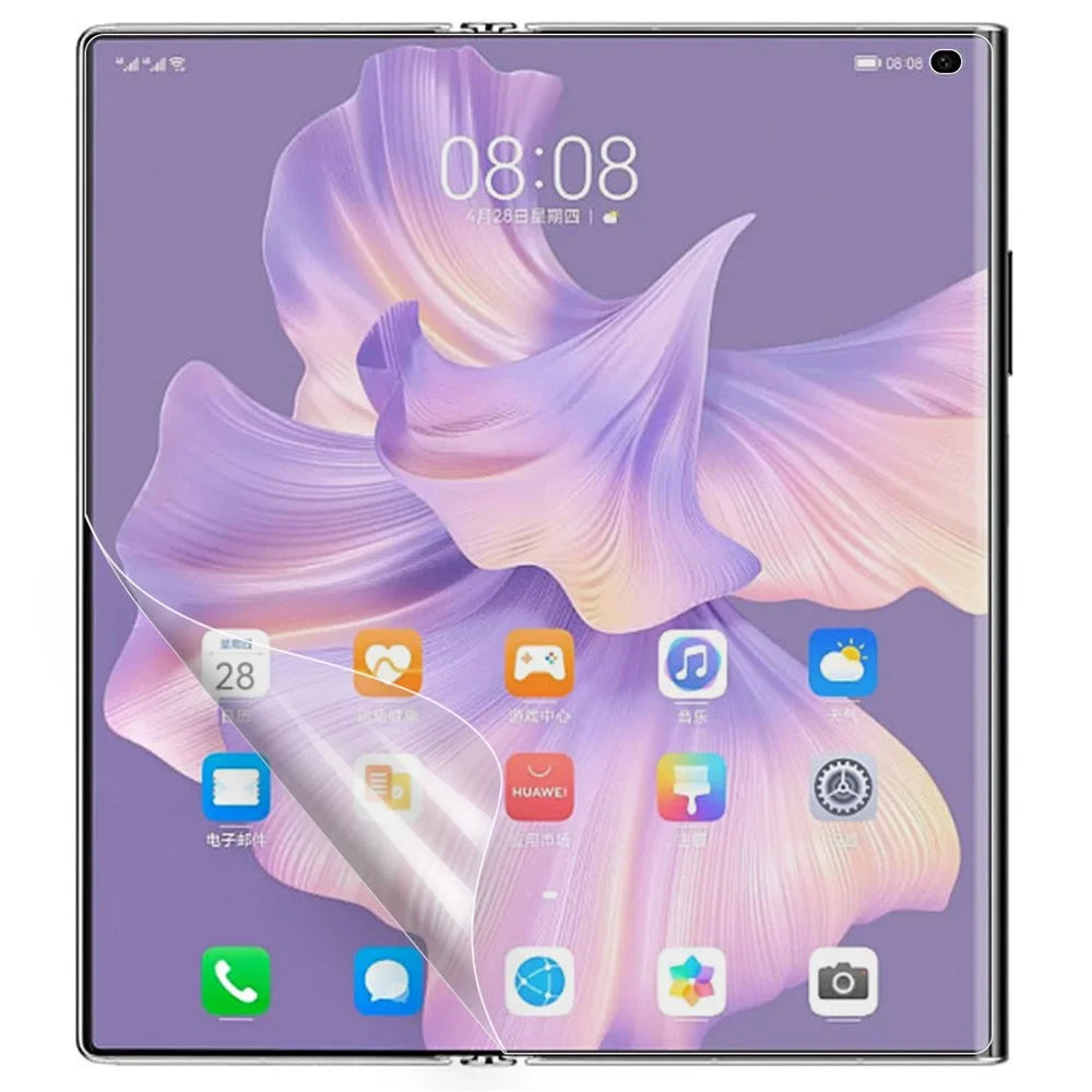 RURIHAI For Huawei Mate Xs 2 Full Glue Ultra Clear Full Screen Protector Scratch-resistant Soft PET Screen Film - 1