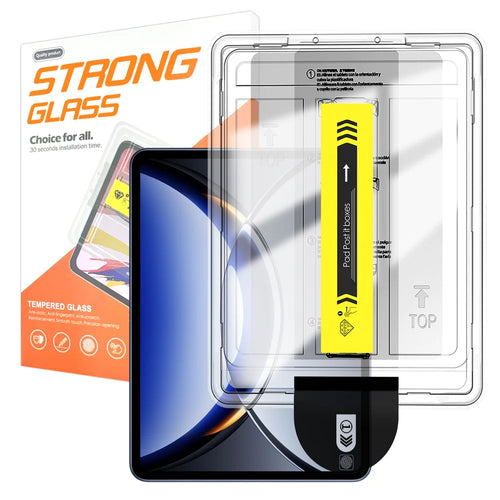 For Oppo Pad 3 Pro Screen Protector Arc Edge Tempered Glass Film with Auto Dust-free Installation Tool (NOT Complete Covering) - Transparent - 1