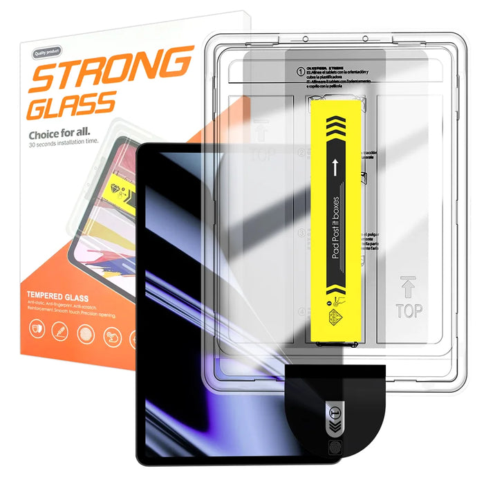 For Oppo Pad Screen Protector Arc Edge Tempered Glass Film with Auto Dust-free Installation Tool (NOT Complete Covering) - Transparent - 1