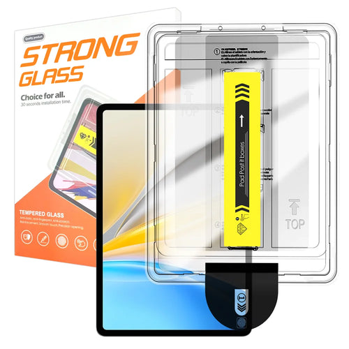 For vivo Pad SE Screen Protector Arc Edge Tempered Glass Film with Auto Dust-free Installation Tool (NOT Complete Covering) - Transparent - 1
